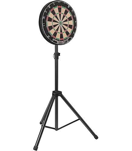 DARTSLIVE   三脚スタンドセット Amazon.co.jp: ダーツボード三脚スタンド 頑丈 高さ122〜 200cm